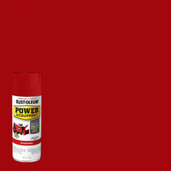 Rust-Oleum Power & Equipment Enamel Spray Paint, 12 oz, Gloss Rugged Red, 6 Pack