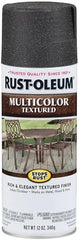Rust-Oleum 223525 Stops Rust Multi-Color Textured Spray Paint, 12 oz, Aged Iron