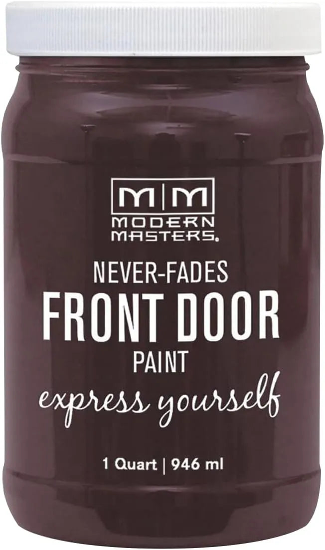 Modern Masters 275267 Front Door Paint, Quart, Satin Sincere