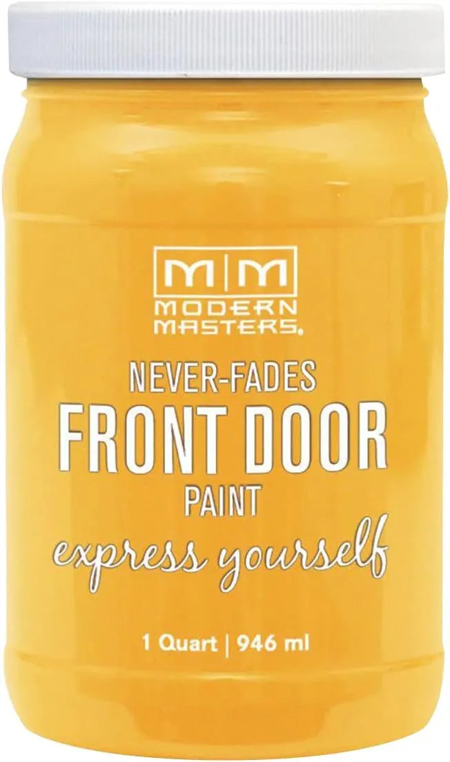 Modern Masters 275273 Front Door Paint, Quart, Satin Happy