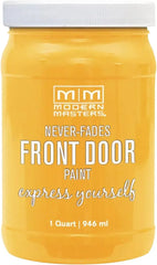 Modern Masters 275273 Front Door Paint, Quart, Satin Happy