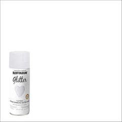 Rust-Oleum 299426 Specialty Glitter Spray Paint, 10.25 Oz, Pearl White