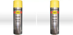Rust-Oleum Corporation V2143838 V2100 Safety Yellow Gloss 15 OZ. Spray, 15 Ounce (Pack of 2)