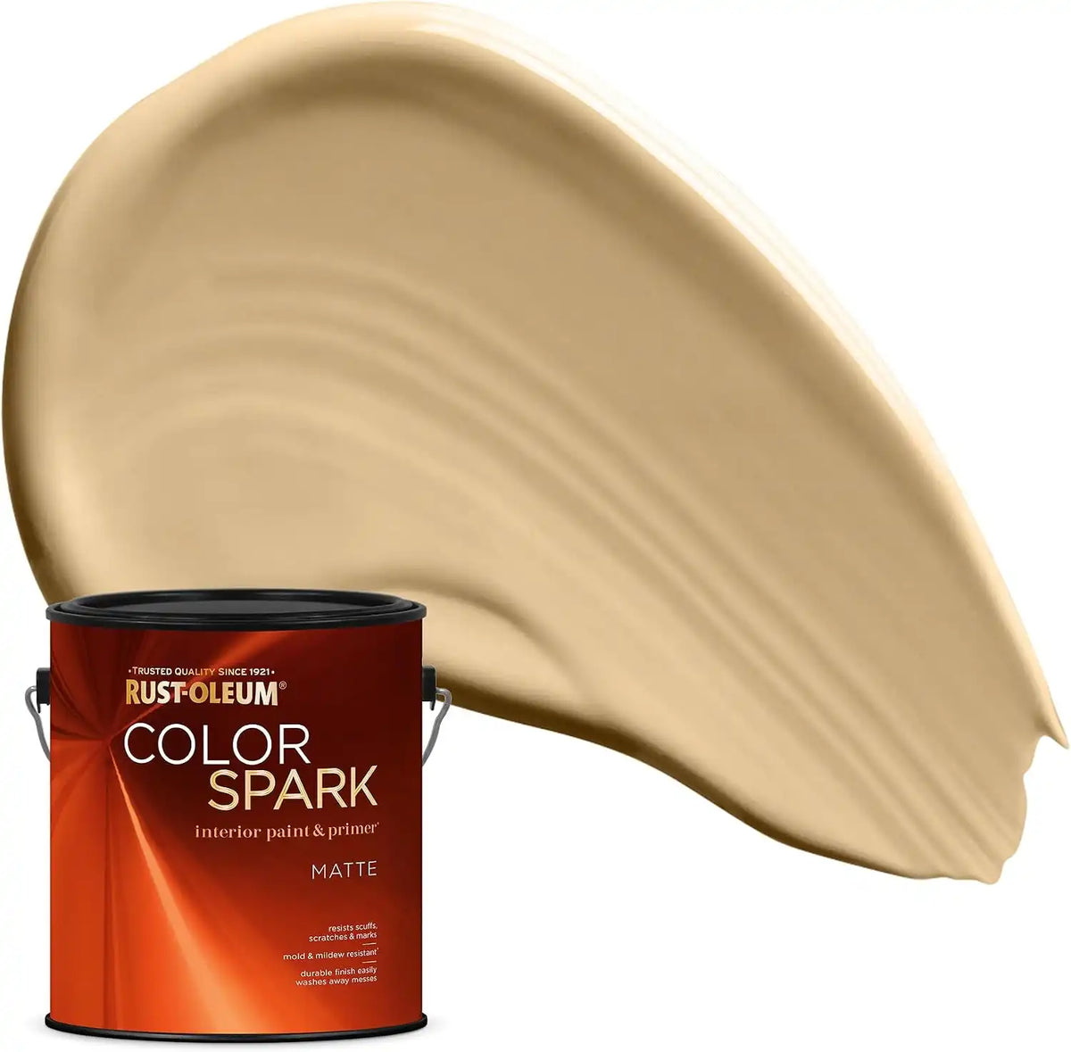 Rust-Oleum Color Spark Interior Paint and Primer in One, Matte, Picnic Basket, 1 Gallon