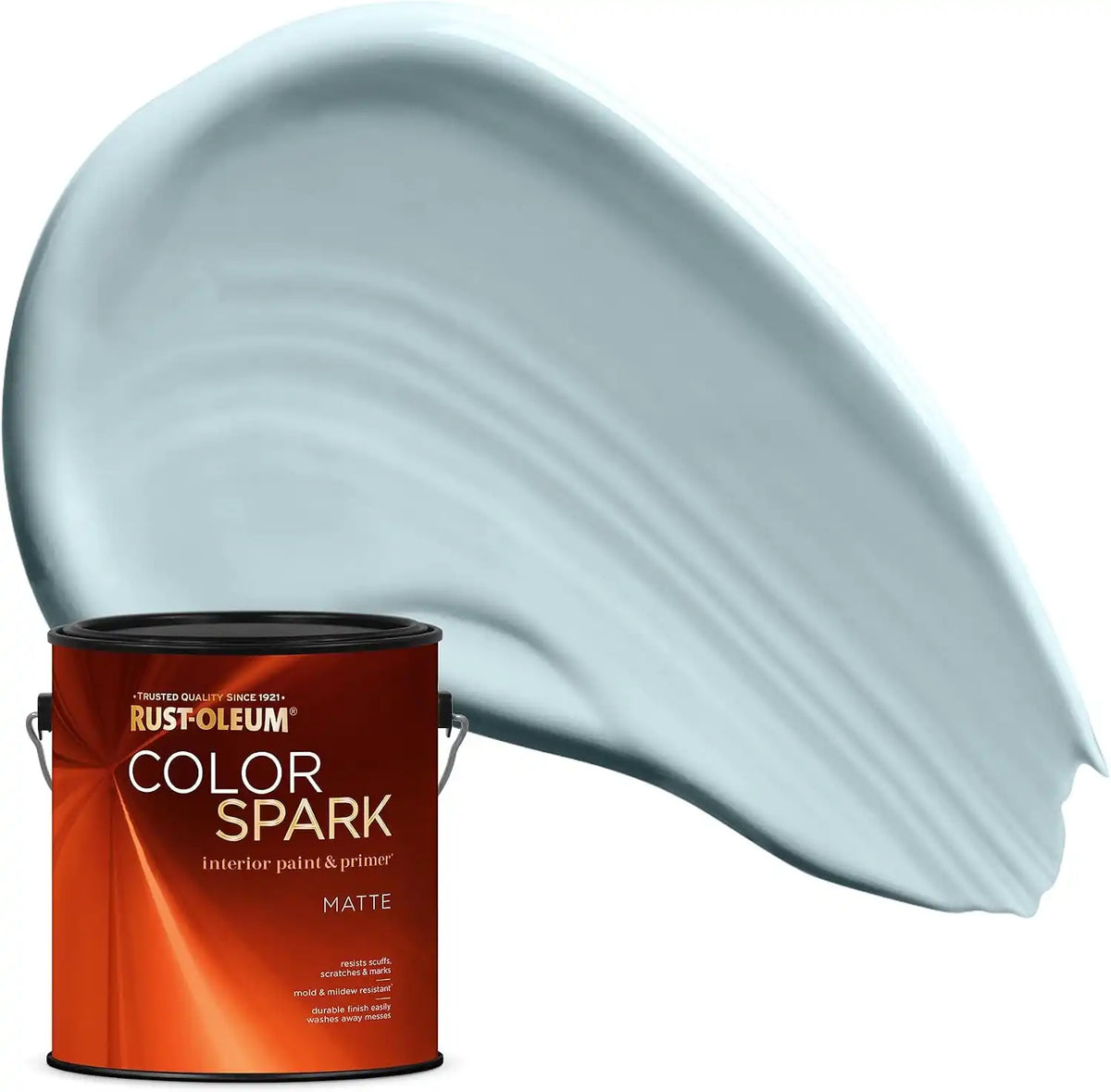 Rust-Oleum Color Spark Interior Paint and Primer in One, Matte, Glacier Bay, 1 Gallon