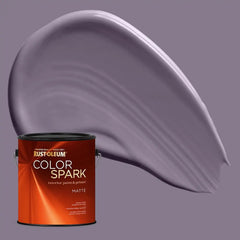 Rust-Oleum Color Spark Interior Paint and Primer in One, Matte, Feather Duster, 1 Gallon