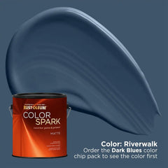 Rust-Oleum Color Spark Interior Paint and Primer in One, Matte, Riverwalk, 1 Gallon