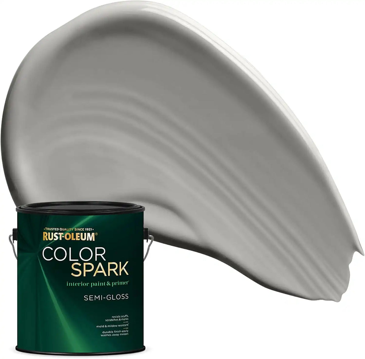 Rust-Oleum Color Spark Interior Paint and Primer in One, Semi-Gloss, Chi-Town Skyline, 1 Gallon