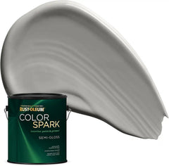 Rust-Oleum Color Spark Interior Paint and Primer in One, Semi-Gloss, Chi-Town Skyline, 1 Gallon