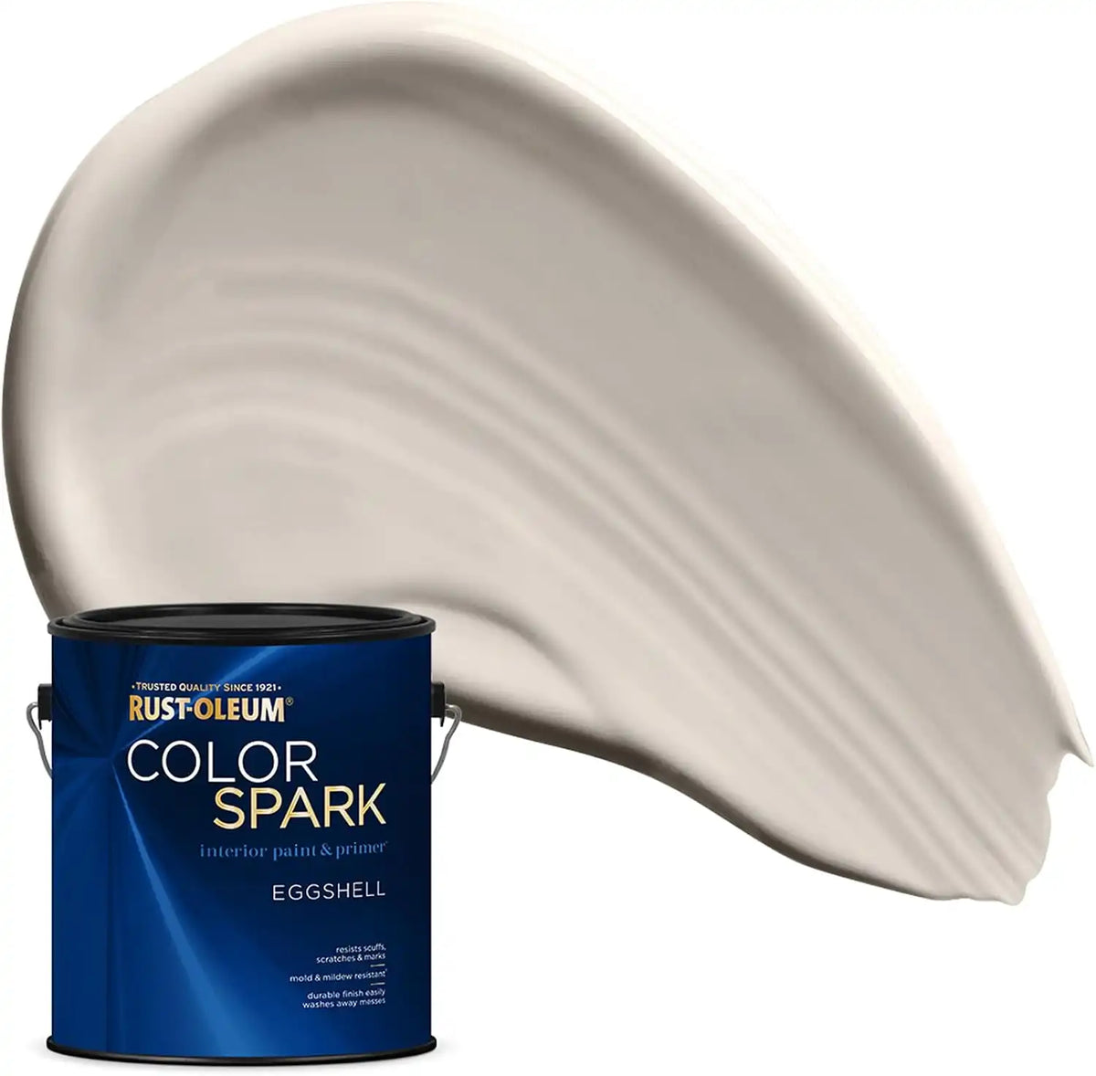 Rust-Oleum Color Spark Interior Paint and Primer in One, Eggshell, Warm Chenille, 1 Gallon