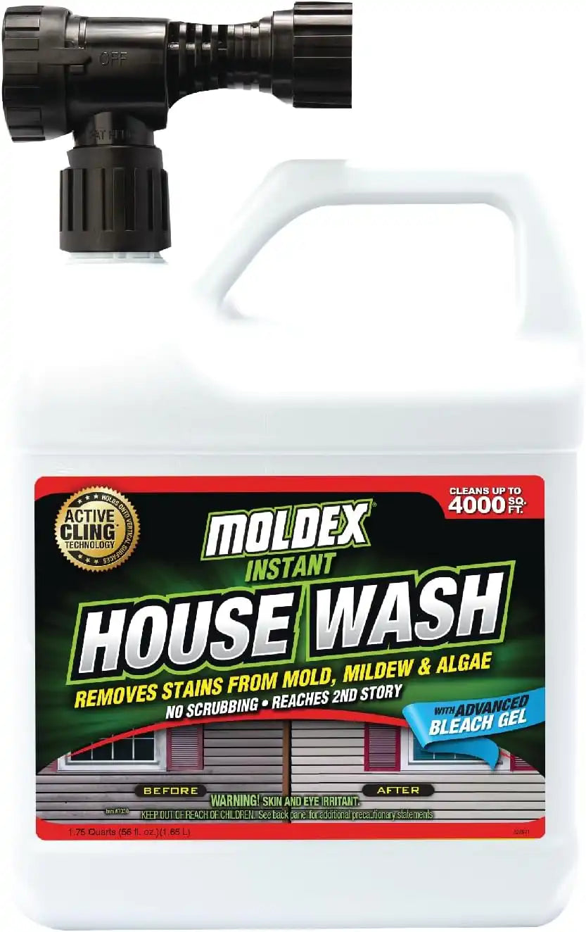 Moldex Concentrated Instant House Wash, 56 oz, Yellow