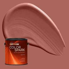 Rust-Oleum Color Spark Interior Paint and Primer in One, Matte, Cliffhanger, 1 Gallon