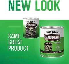 Rust-Oleum 379559-2PK Specialty Camouflage Paint, Quart, Flat Earth Brown, (Pack of 2)