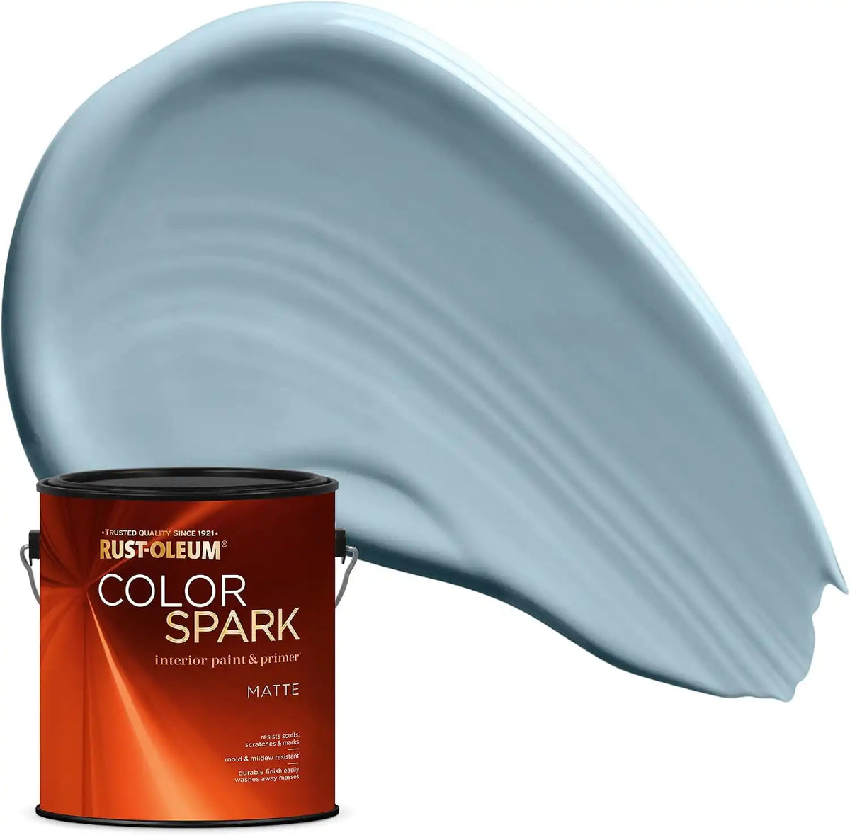 Rust-Oleum Color Spark Interior Paint and Primer in One, Matte, Charleston, 1 Gallon