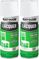 Rust-Oleum 1904830 Lacquer Spray, 11-Ounce, Gloss White (Pack of 2)