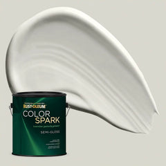 Rust-Oleum Color Spark Interior Paint and Primer in One, Semi-Gloss, Tundra, 1 Gallon