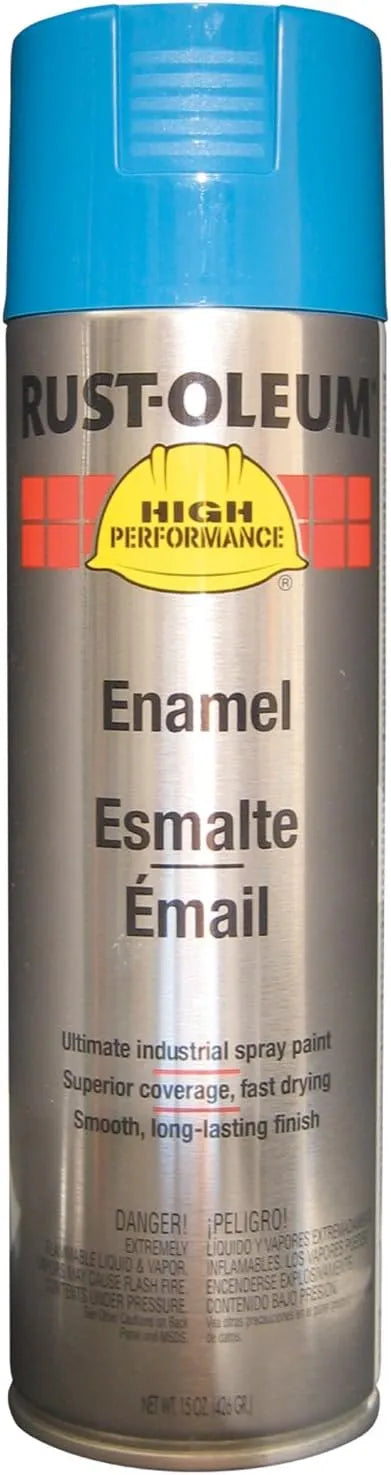 Rust-Oleum High Performance V2124838 Enamel Spray Paint- Safety Blue