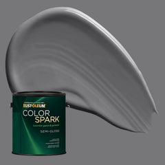 Rust-Oleum Color Spark Interior Paint and Primer in One, Semi-Gloss, Mineral, 1 Gallon
