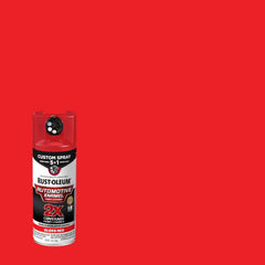 Rust-Oleum 2X Automotive Enamel Custom Spray 5-in-1 Spray Paint, 12 oz, Gloss Red