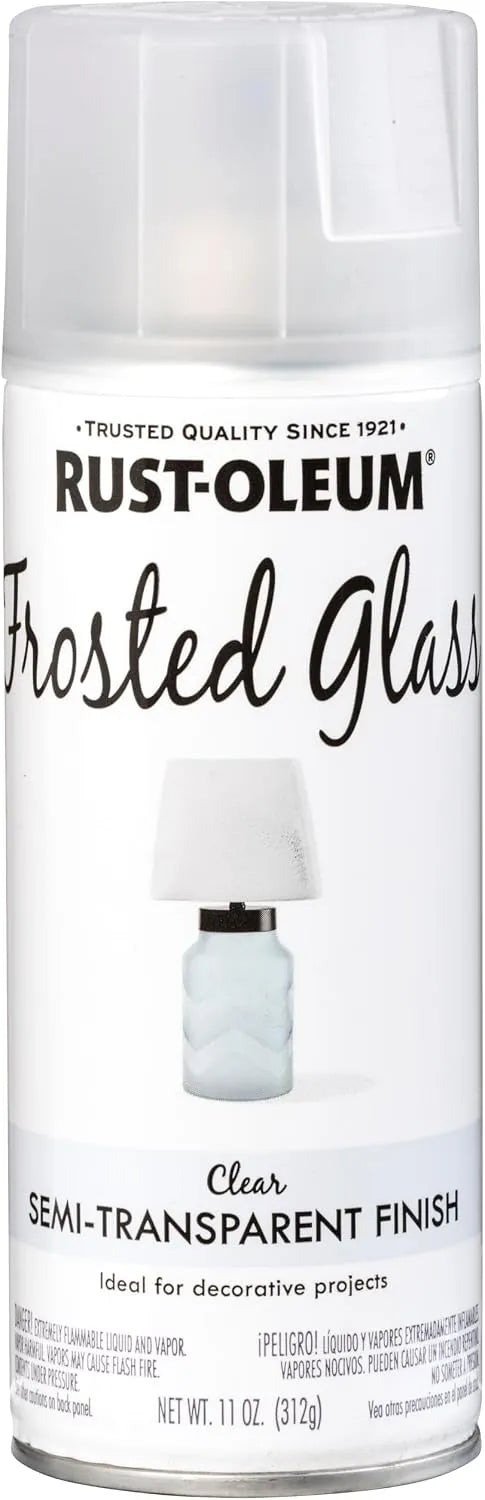 Rust-Oleum 342600 Frosted Glass Spray Paint, 11 oz, Frosted Glass