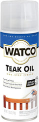 Watco Teak Oil Wood Finish Spray, 11.25 oz, Clear