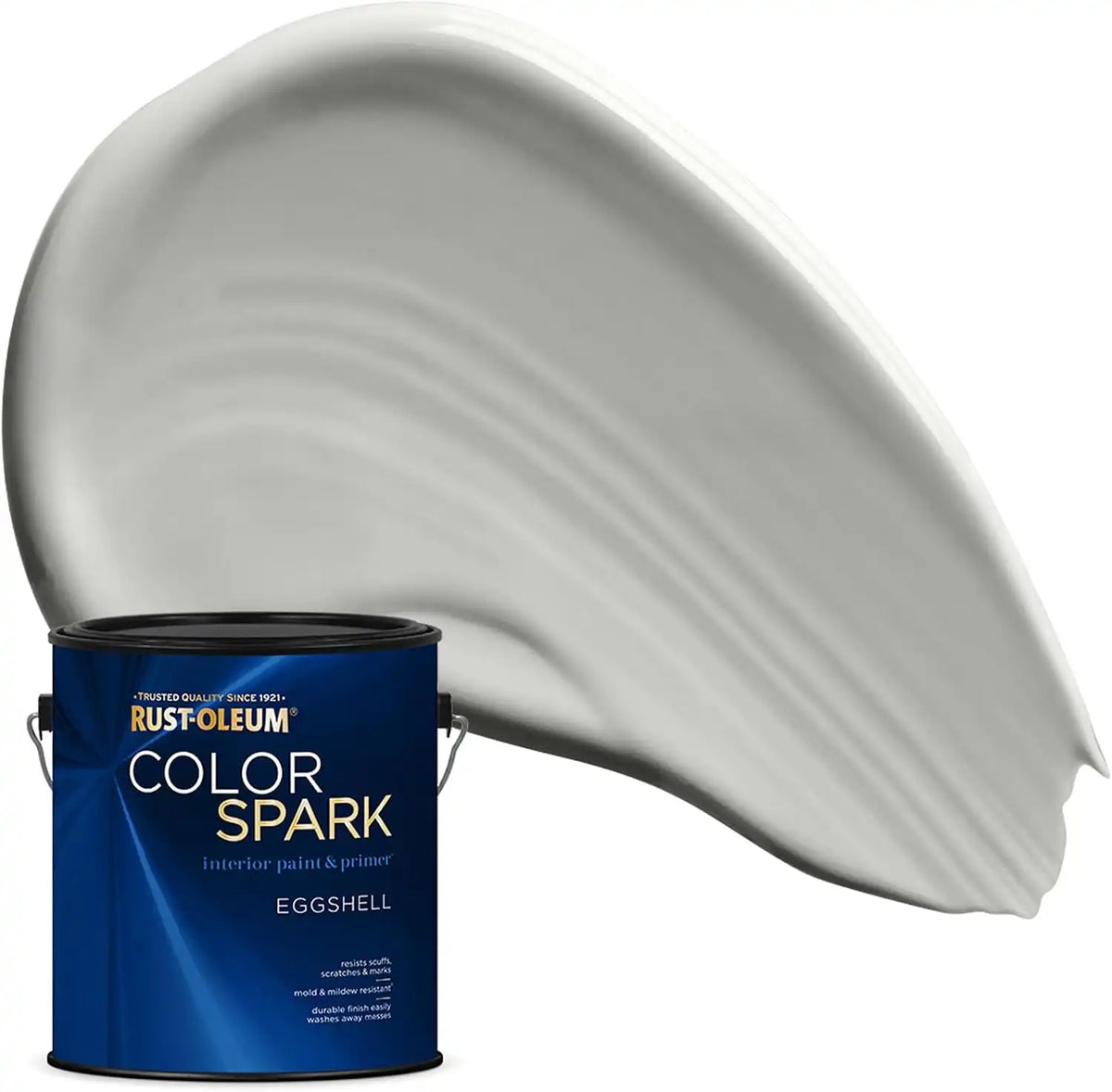 Rust-Oleum Color Spark Interior Paint and Primer in One, Eggshell, Stonehenge, 1 Gallon