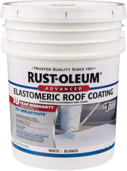 Rust-Oleum 750 Elastomeric Roof Coating, 5 Gallon, White