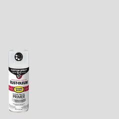 Rust-Oleum 384758-6PK Stops Rust Custom Spray 5-in-1 Clean Metal Primer Spray, 12 oz, Flat White, 6 Pack