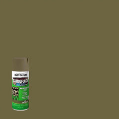 Rust-Oleum 279176 Camouflage 2X Ultra Cover Spray Paint, 12 oz, Army Green (Pack of 2)