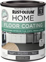 Rust-Oleum 365928 Charcoal Gray Home Home Floor Coating Premix Base Coat, 1 Qt