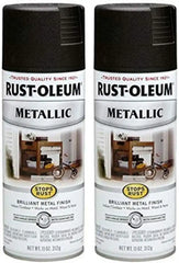 Rust-Oleum 248636 Stops Rust Metallic Spray Paint, 11 Ounce, Oil Rubbed Bronze (Pack of 2)