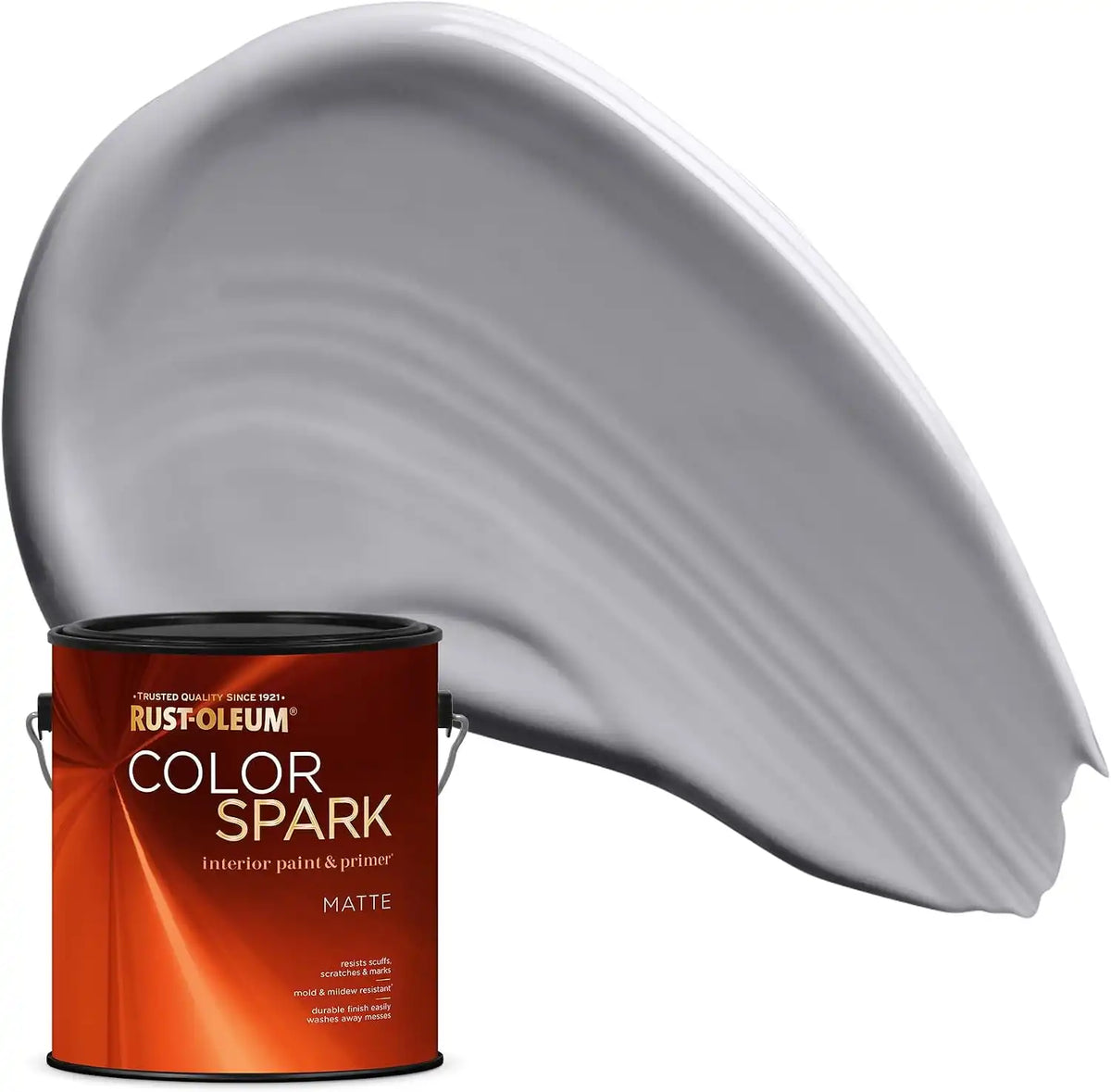 Rust-Oleum Color Spark Interior Paint and Primer in One, Matte, Milky Way, 1 Gallon