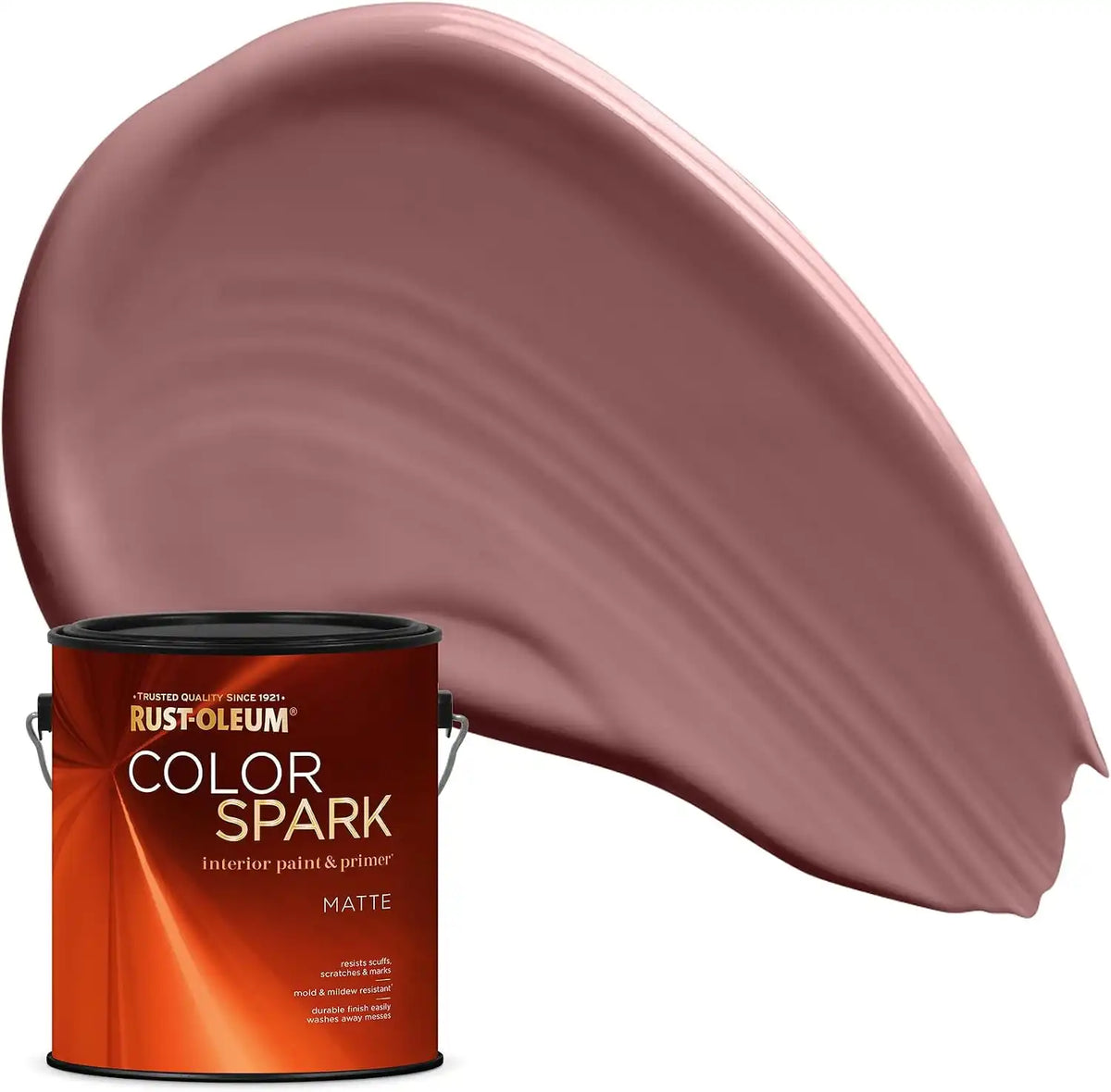 Rust-Oleum Color Spark Interior Paint and Primer in One, Matte, Blush at Dusk, 1 Gallon
