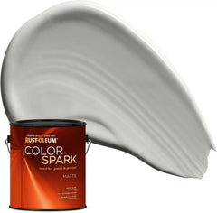 Rust-Oleum Color Spark Interior Paint and Primer in One, Matte, Stonehenge, 1 Gallon