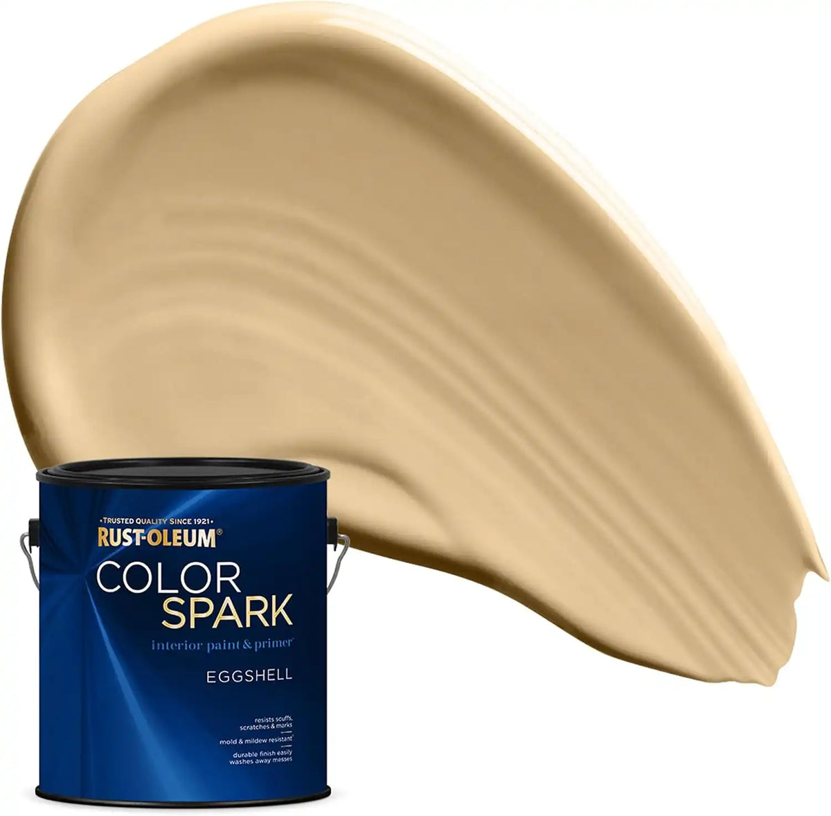 Rust-Oleum Color Spark Interior Paint and Primer in One, Eggshell, Picnic Basket, 1 Gallon