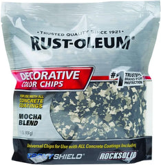 Rust-Oleum 301238 Decorative Color Chips Wall-Surface-Repair-Products, 1 Lb, Mocha Blend, 16 Ounce, (Pack of 1)