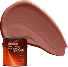 Rust-Oleum Color Spark Interior Paint and Primer in One, Matte, Cliffhanger, 1 Gallon