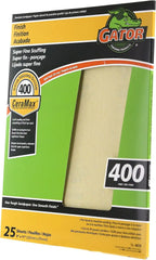 Gator CeraMax 9" x 11" Ceramic Sanding Sheets, 400 Grit, 25 Pack