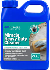 Miracle Sealants Miracle Heavy Duty Non-Acidic Cleaner, Tile & Stone Cleaner & Grout Haze Remover, Quart