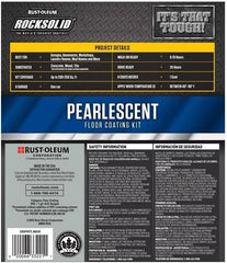 Rust-Oleum 306328 RockSolid Pearlescent 1 Car Garage Floor Coating Kit, Smoky Blue