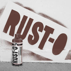 Rust-Oleum Rust-O Acrylic Spray Paint | Street Artist Spray Paint for Murals | Weather Resistant for Concrete, Wood, Brick and Other Surfaces | 11 Ounce | Matte Bittersweet