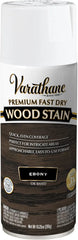 Varathane Premium Fast Dry Wood Stain Spray | 1 Hour Dry Time | 1 Coat Color | Interior Wood Stain | Furniture, Cabinets, Doors, Trim | 10.25 oz | Ebony