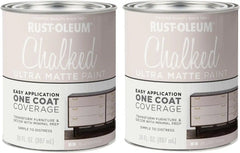 Rust-Oleum Blush Pink Chalked All-in-One Ultra Matte Paint | One Coat Coverage | No Primer, Sanding, Or Topcoat Needed | Easy Clean Up | Made in USA | 30 OZ | 2 Pack