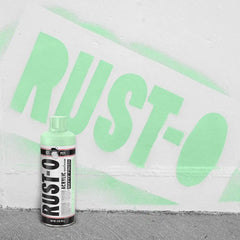 Rust-Oleum Rust-O Acrylic Spray Paint | Street Artist Spray Paint for Murals | Weather Resistant for Concrete, Wood, Brick and Other Surfaces | 11 Ounce | Matte Hint Of Mint | 6 Pack