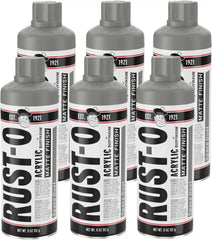 Rust-Oleum Rust-O Acrylic Spray Paint | Street Artist Spray Paint for Murals | Weather Resistant for Concrete, Wood, Brick and Other Surfaces | 11 Ounce | Matte Space Dust | 6 Pack