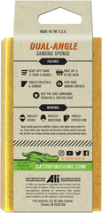 Gator 783620 Very Fine 220-Grit Dual-Angle Sanding Sponge, 3 x 5 x 1 Inch