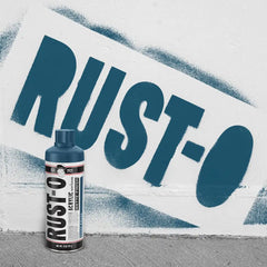Rust-Oleum Rust-O Acrylic Spray Paint | Street Artist Spray Paint for Murals | Weather Resistant for Concrete, Wood, Brick and Other Surfaces | 11 Ounce | Matte Deep Abyss | 6 Pack