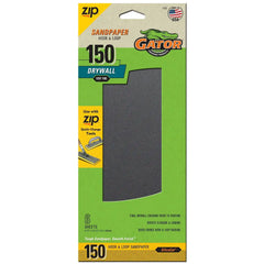 Gator 7159 Hook and Loop Very Fine 150-Grit Drywall Sheet Sandpaper, 4.5 x 10.5 Inch, 6 Sheets