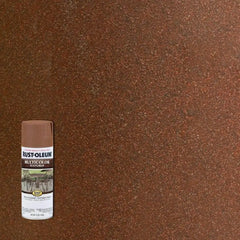 Rust-Oleum 239122 Stops Rust Multi-Color Textured Spray Paint, 12 oz, Rustic Umber