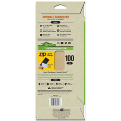 Gator 7157 Hook and Loop Fine 100-Grit Drywall Sheet Sandpaper, 4.5 x 10.5 Inch, 6 Sheets